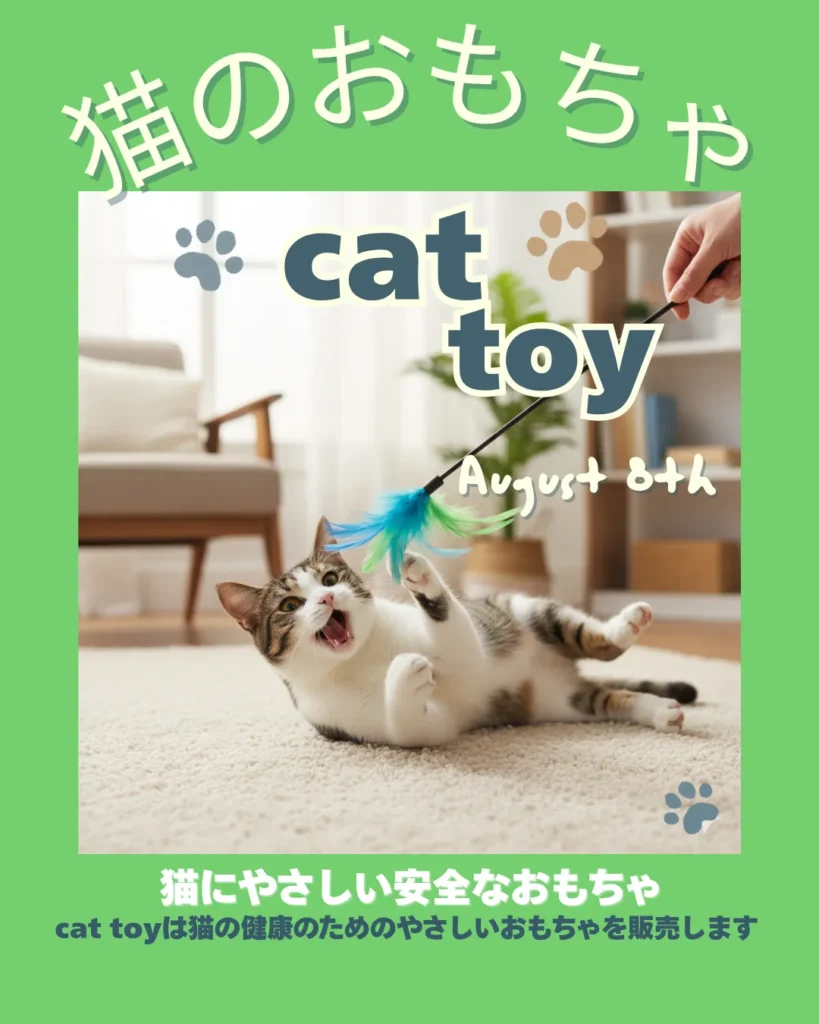 Canvaで制作された猫の画像